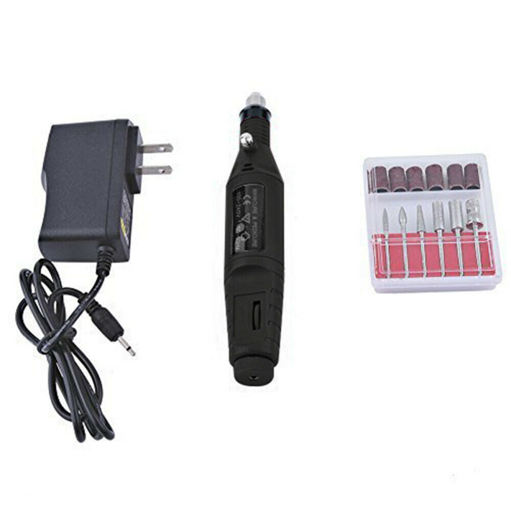Manicure Machine Electric Sanding Drill Nail Polishing Tool With Grinding Head