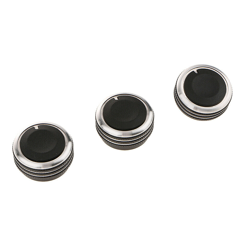 3pcs Air Conditioning AC Panel Control Switch Knob For 2006-2014 Chevrolet