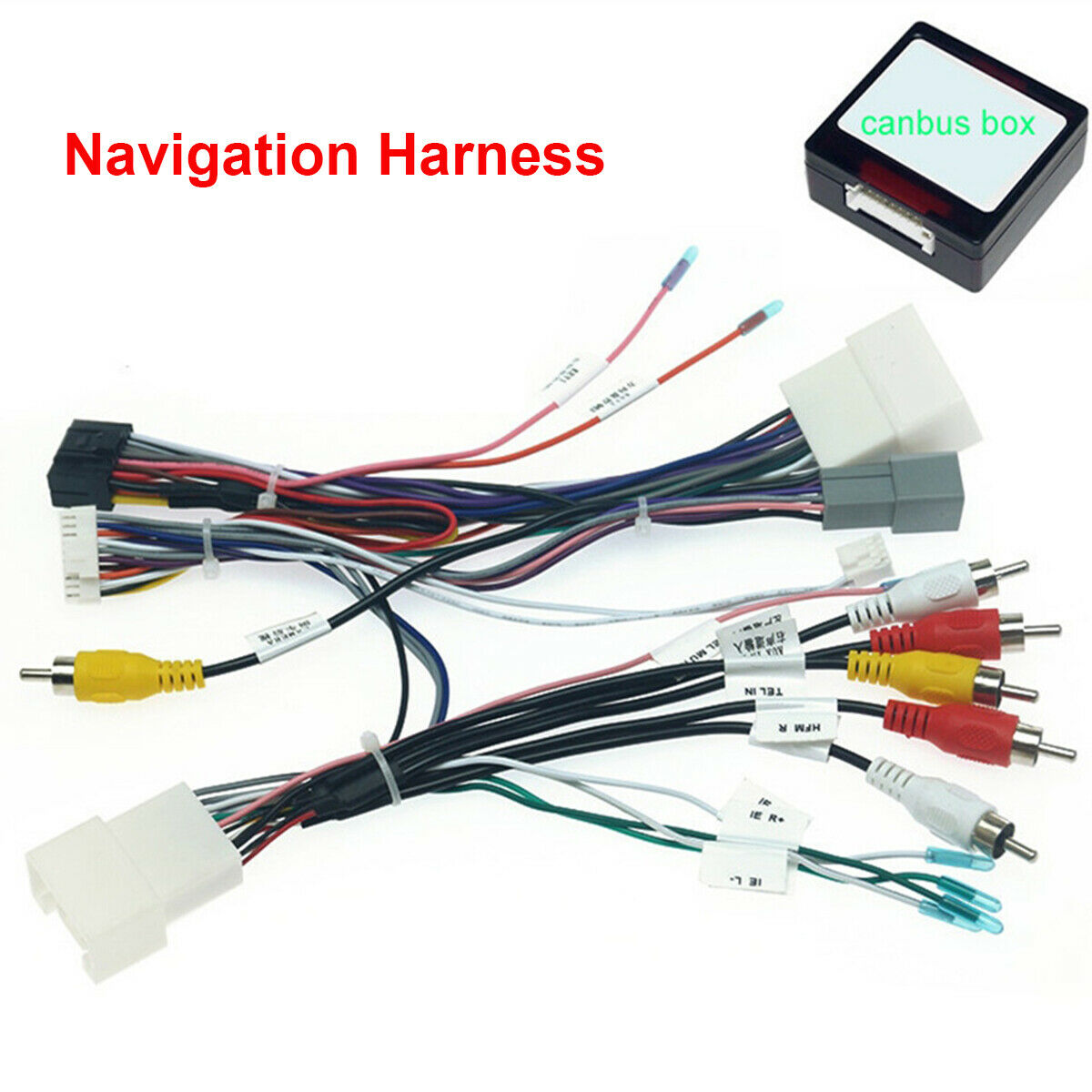 1× 16 PIN Wiring Harness Connector With Canbus Box For Mitsubishi Pajero 2014-20