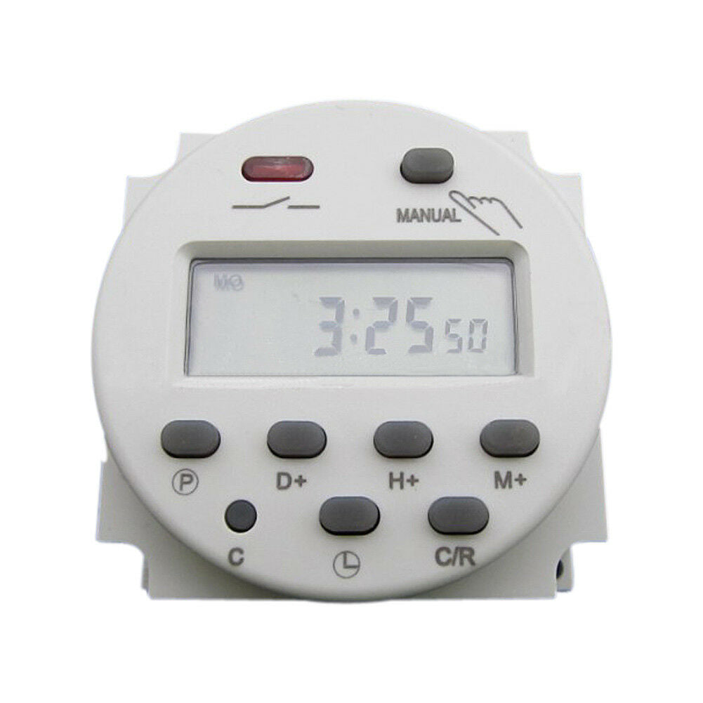 AC220V-240V 16A LCD New Digital Programmable Control Power Timer Time Switch