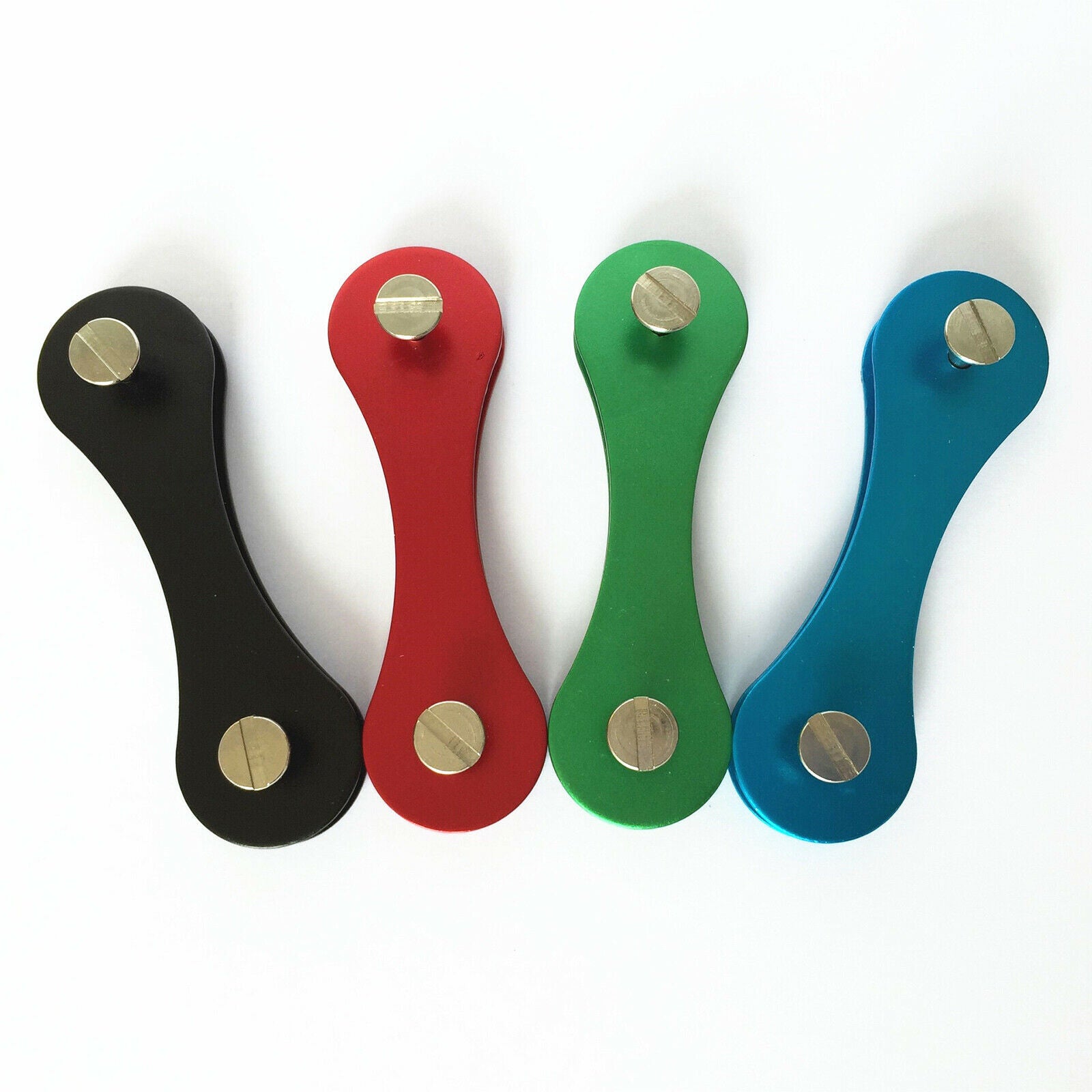 Aluminum Alloy Key Organizer Holder Quickdraw Keychain Smart Clamp Red
