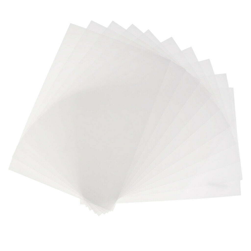 30Pcs Translucent  Shrinkable Paper Shrink Paper Film Sheet DIY Craft