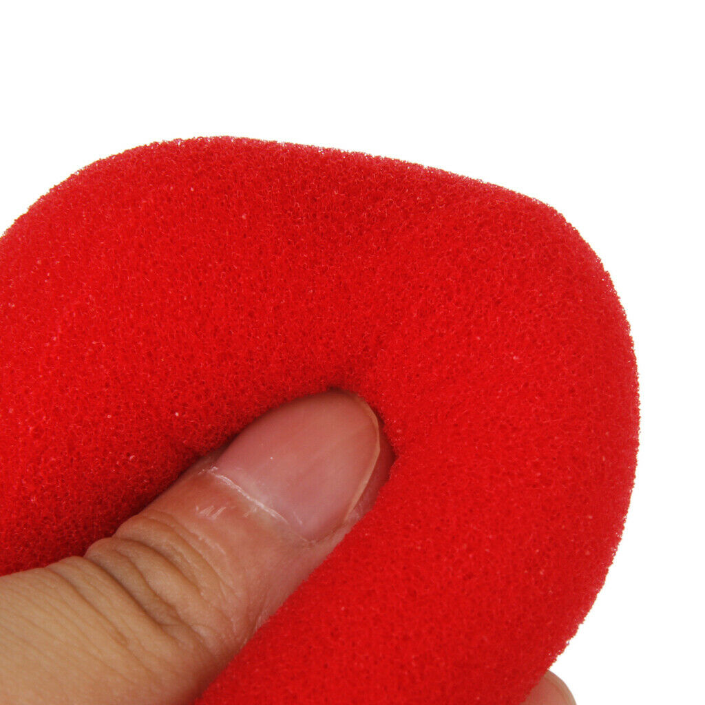 5 Pcs Studio Microphone Foam Mic Shield Cover for KTV/Home Red