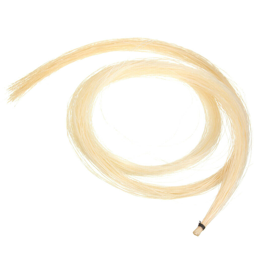 High Quality White Mongolian Horse Tail Violin Viola Cello Bow 30