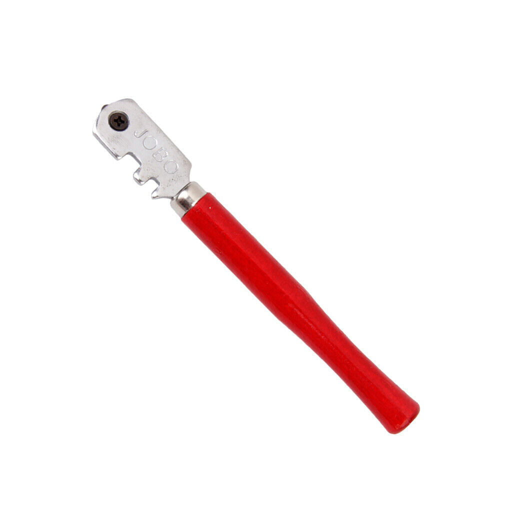 Self-Lubricating 6-Wheel Tipped Glass Glazing Cutter Cutting Craft Hand Tool