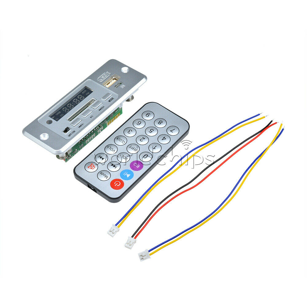 Mini 5V MP3 Decoding Board Bluetooth Call  WAV Module U-Disk &TF Card &Amplifier