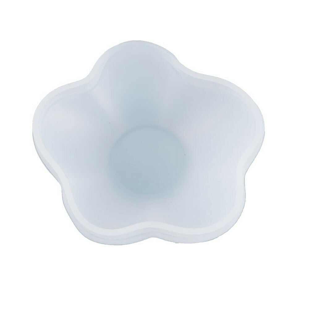 DIY Crystal Epoxy Silicone Mold Flower Petal Plate Dish Casting Making Mould