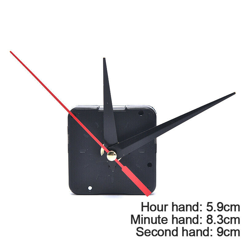 Quartz Clock Movement Mechanism Hands Wall Repair Tool Parts Silent Kit SetDEAU