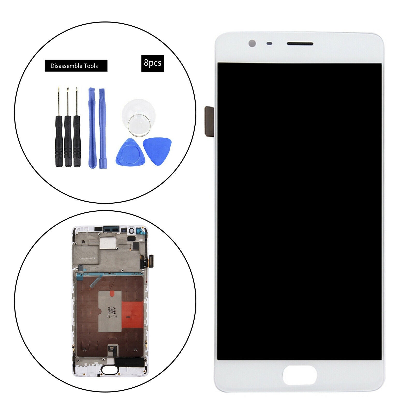 Glass LCD Screen Touch Screen for OnePlus 3 3T Repair Accessories 6.02 Inch