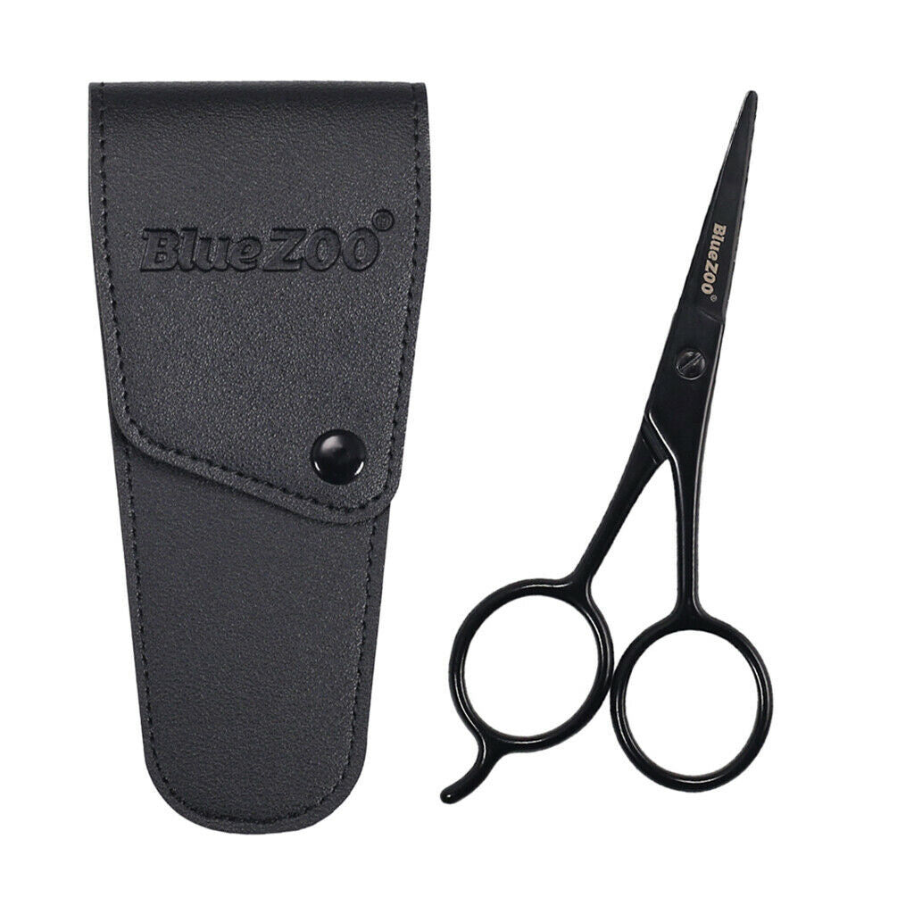 Stainless Steel Beauty Beard Mustache Eyebrow Nose Trimming Scissor Clippers