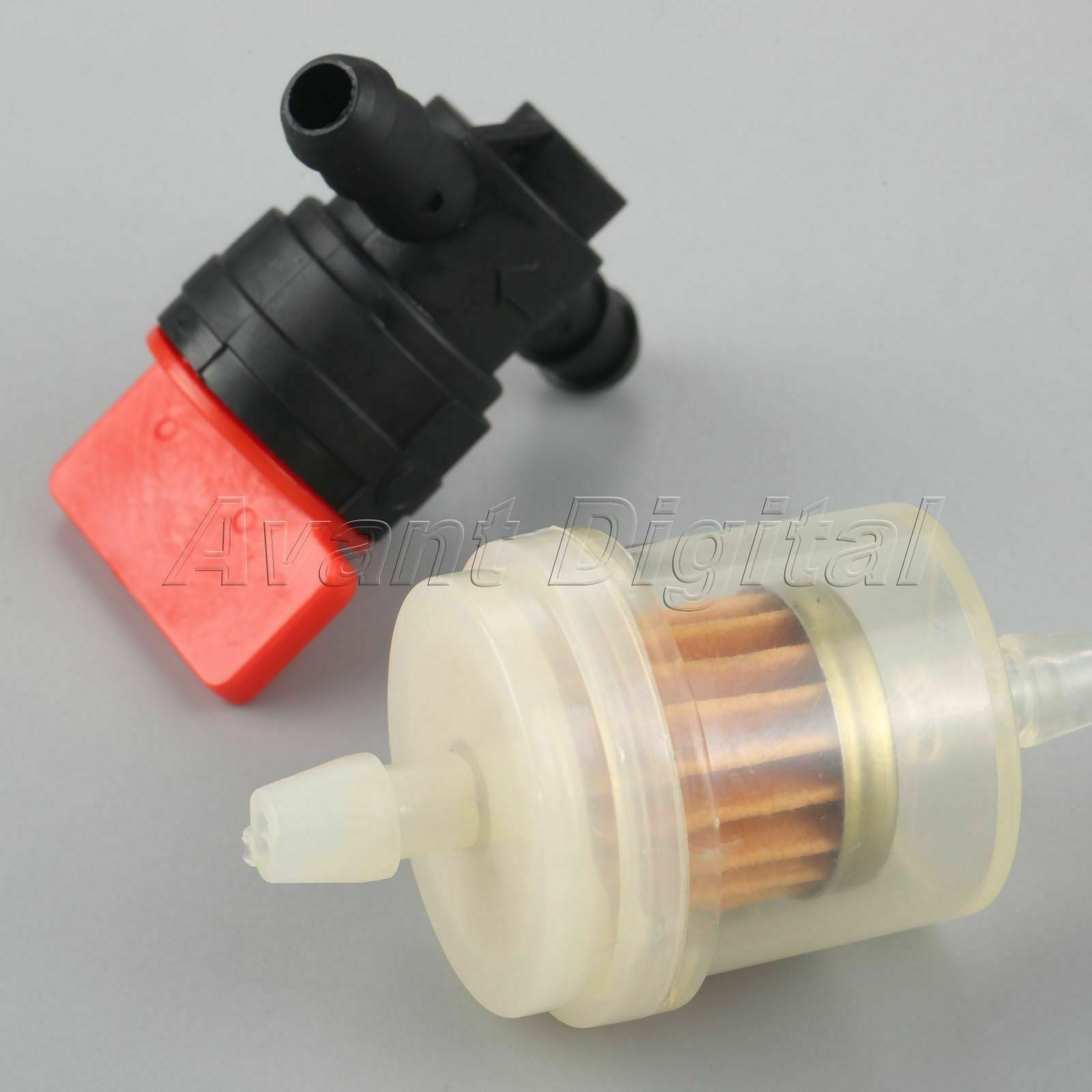 Replace Fit For Briggs Stratton Chainsaw Lawn Mower Fuel Filter Shut Valve Clamp