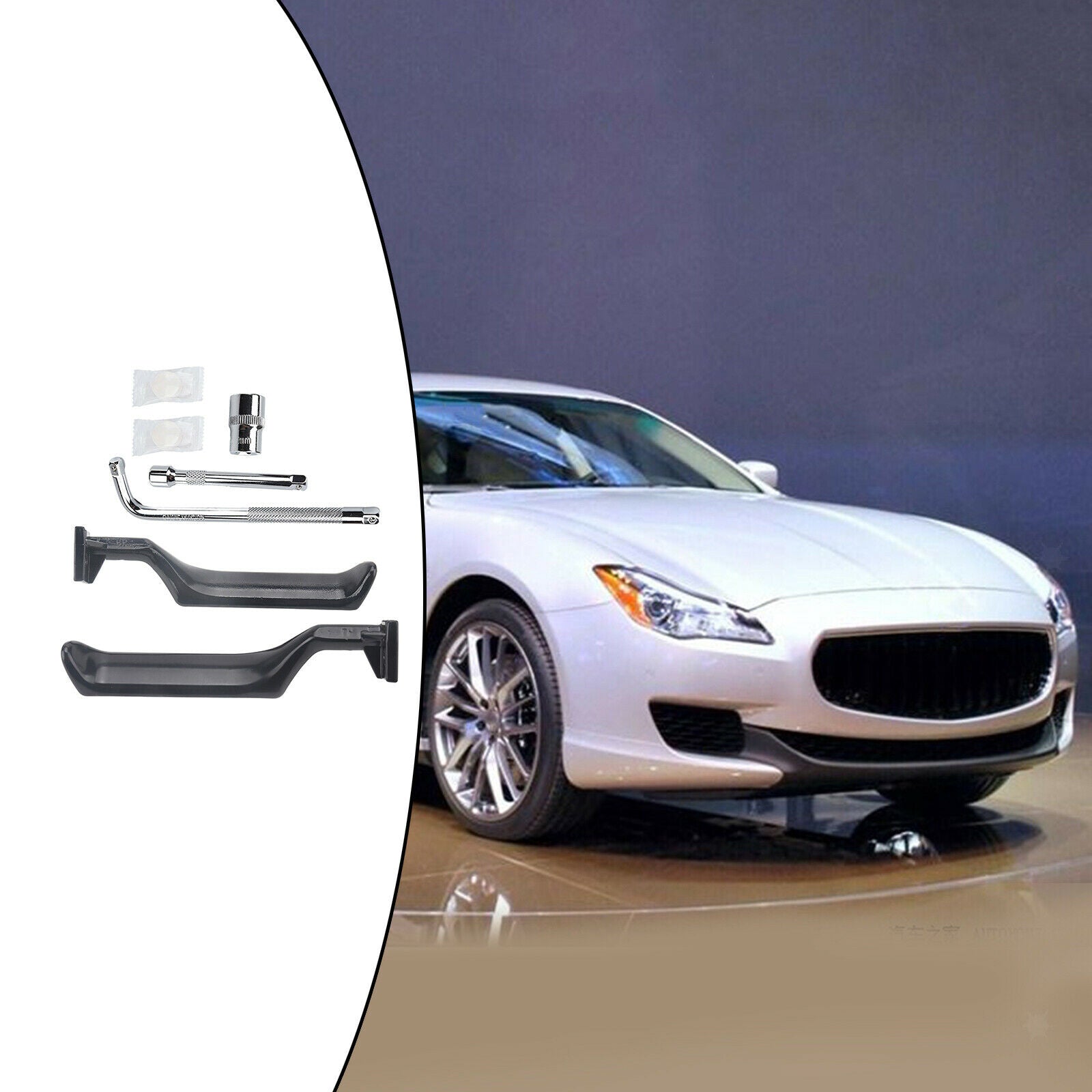 2Pcs Interior Door Handle All Metal for Ford 1987-96 F150 E7TZ1522601A