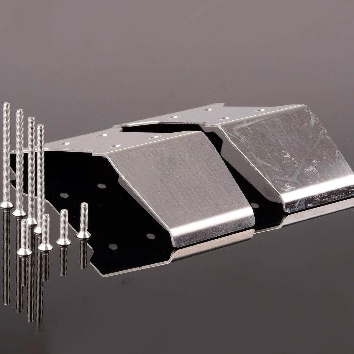 Stainless Front Rear Skide Plate Protective Armor For HPI Savage XS FLUX RC Car