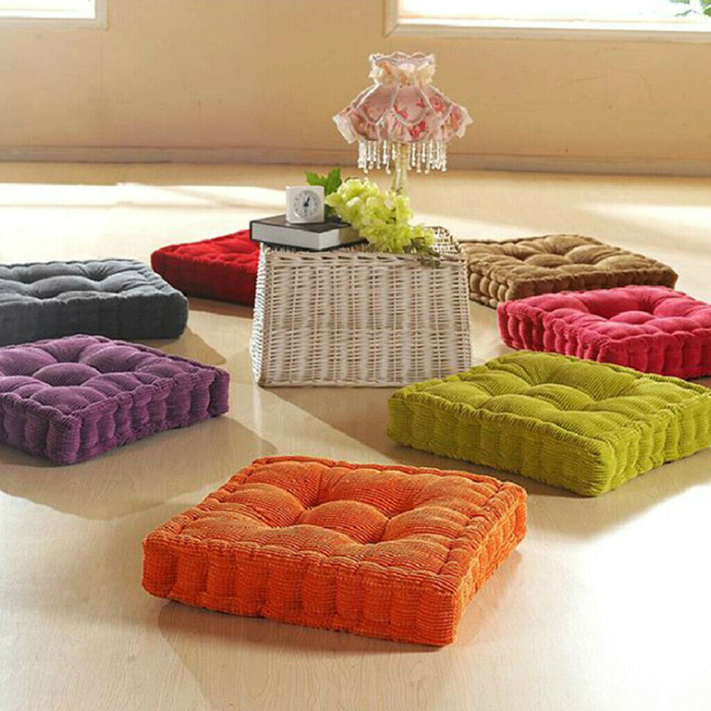 Cushion Seats Chair Pad Cushions Mat Patio Cushion Pad for Cafe -Orange