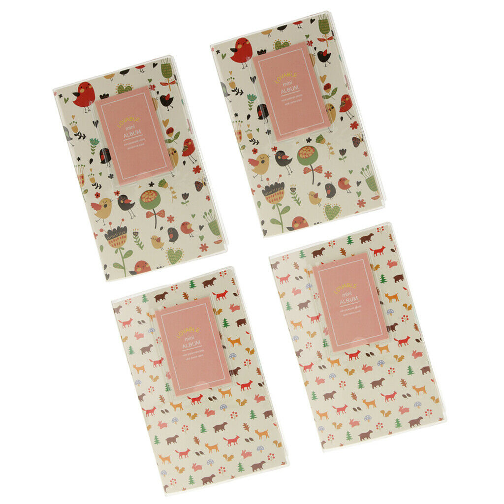 Pack Of 4 Photo Albums Storage Book 84 Photos For Fuji  Film