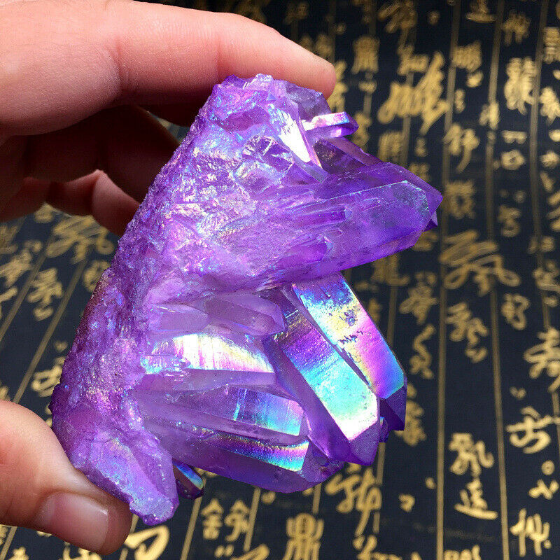 Natural Amethyst Crystal Quartz Cluster Gem Stone Healing Specimen Reiki Mineral