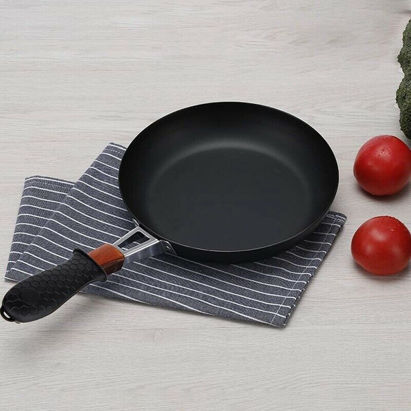 5Pcs Silicone Hot Handle Holder Cast Iron Skillet Holders Cover Non Slip PotX9E4