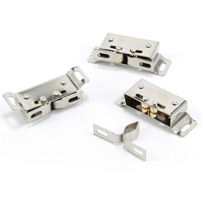 2PCS Stainless Steel Catch Stopper Cabinet Catch for Cupboard Cabinet Kit.l8