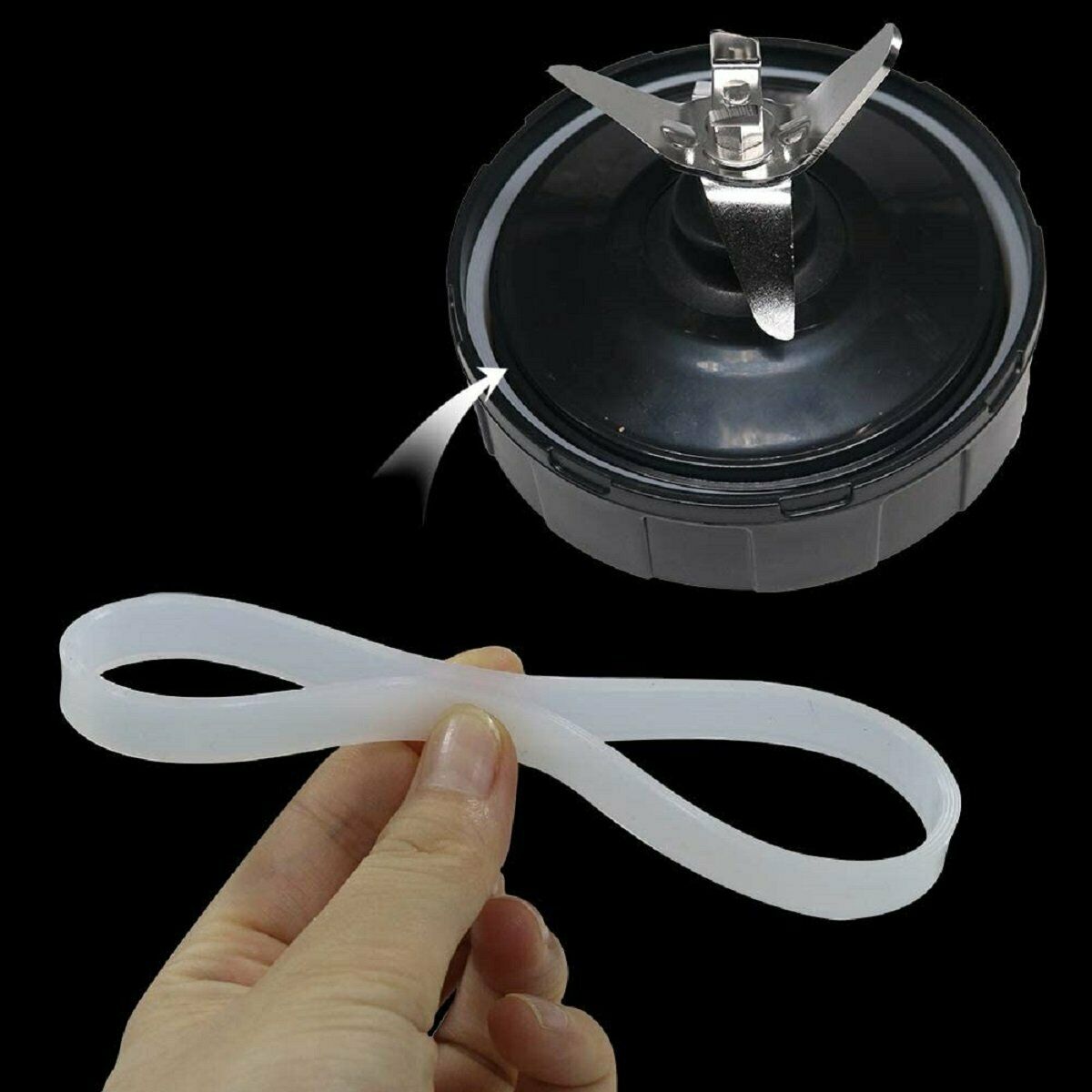 4 Pack Gasket Rubber Sealing O-Ring For Nutri Ninja 1000W Ninja Blender