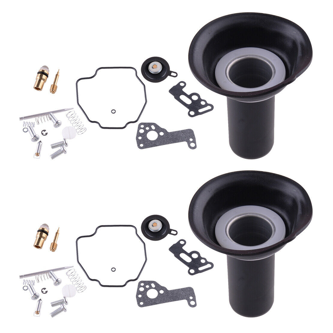 2 Carburetor Repair Kit Carb Diaphragm fit for Yamaha Virago XV535 1990-2001 New