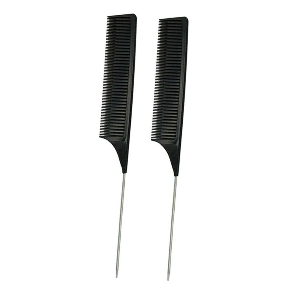 2x One-way Weaving Highlighting Foiling Hair Comb for Hair Coloring Combs