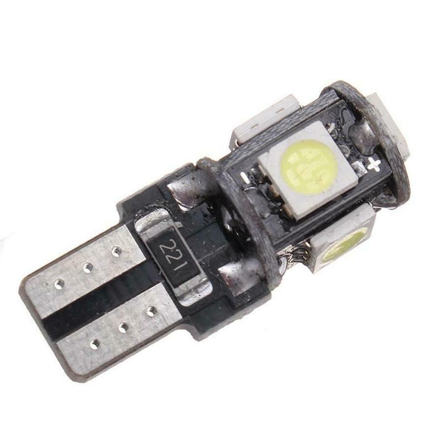 25Pcs White LED Car Exterior & Interior Light Bulb Kit for Map License Plate