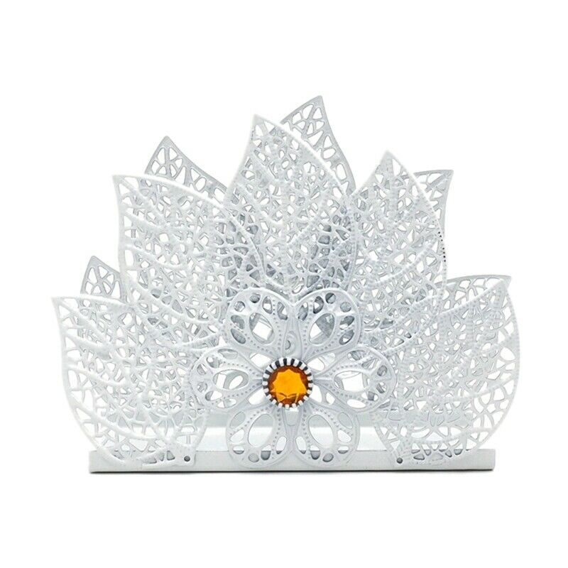 White Napkin Rack Tissue Napkin Holder for Wedding Banquet Dinner Paper Towel S8