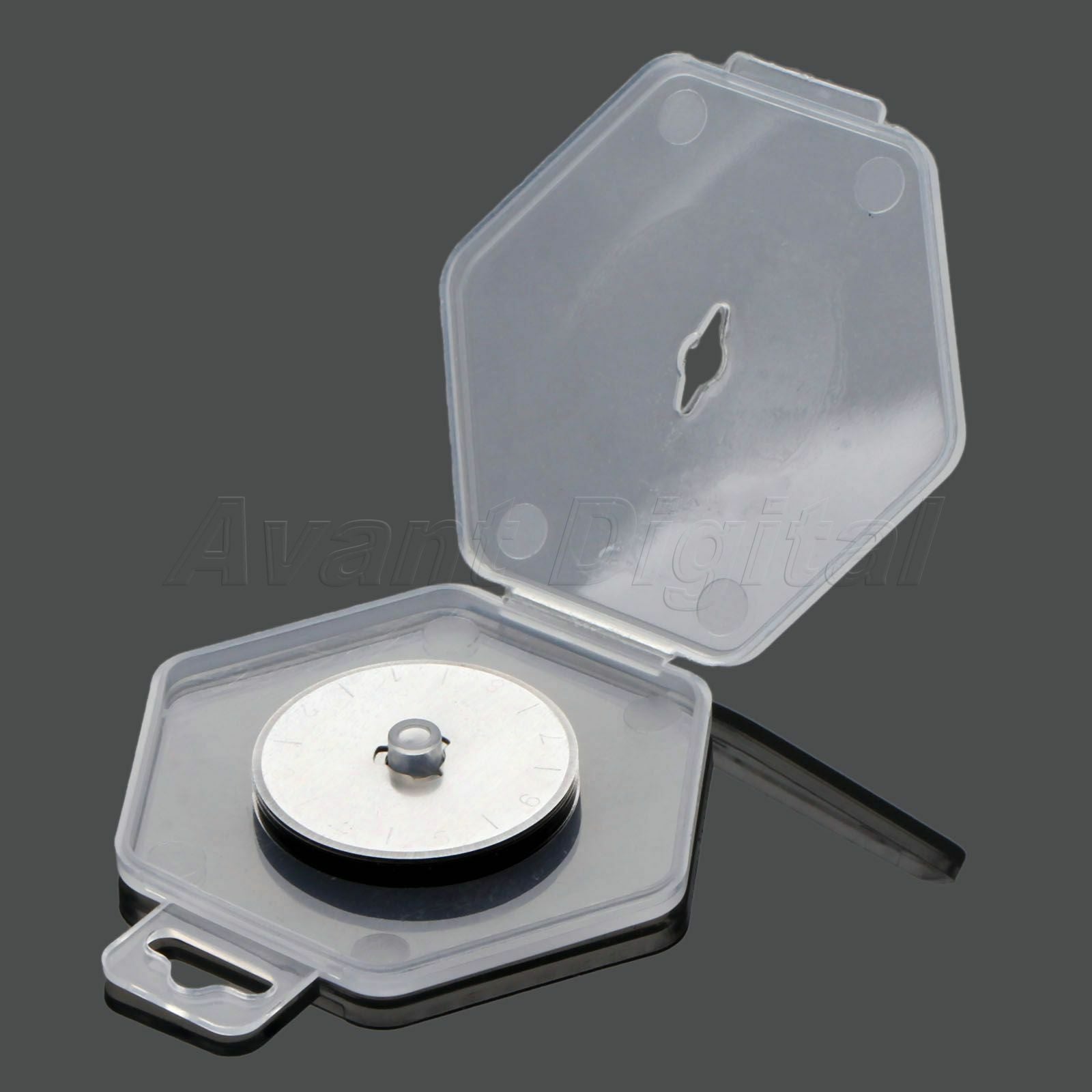 10pcs Rotary Cutter Blades Case Fabric Paper Leather Cutting Sewing Hand Craft
