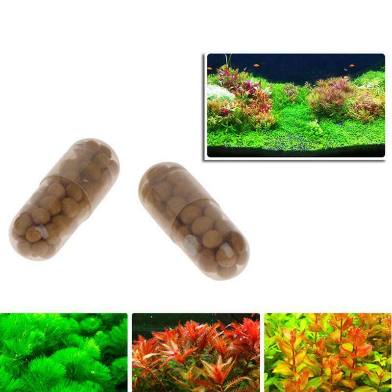 40 Pcs Aquatic Plant Water Root Fertilizer Condensed Aquarium Fish Tank Cylinder