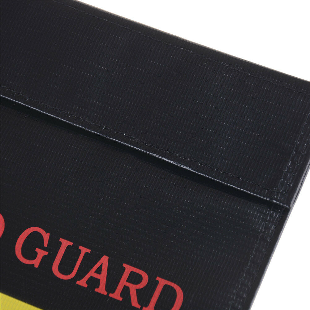 Black Fireproof RC LiPo Battery Safe Bag Safe Guard Charge Bag Sack 180x230m SJ