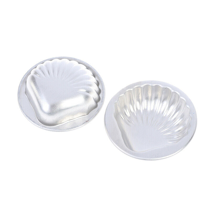 5X Crafting Aluminum Alloy Handmade Bath Bomb Mold Cake Fizzy Sea Shell S.l8