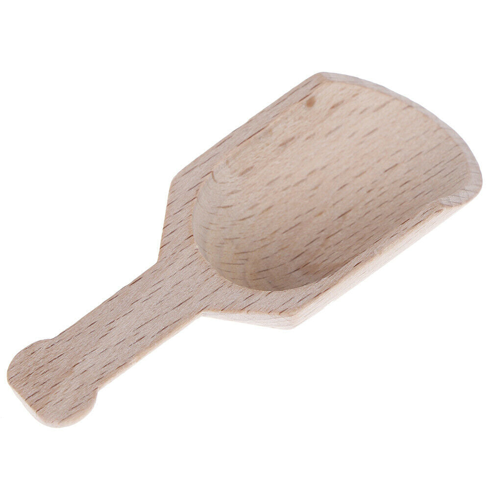 3pcs Wooden Coffee Tea Scoops Mini Candy Bath Salt Spices Flavors Spoons'.l8