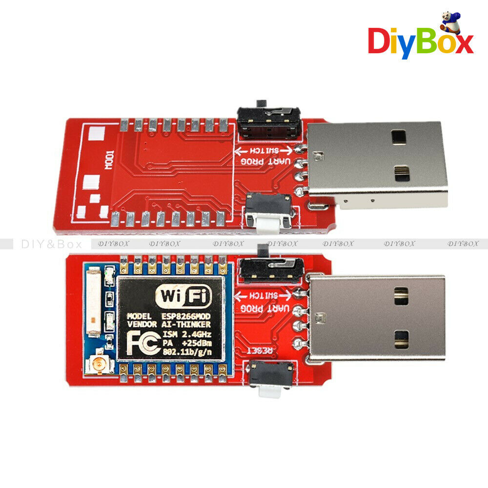 USB to ESP8266 ESP-07 ESP07 WiFi Adapter Transceiver Built-in Antenna F Arduino