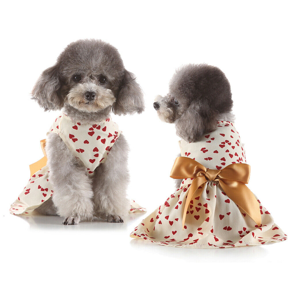 Dog Princess Costume Pet Summer Dress For Pet Dog Princess Costume Party XS