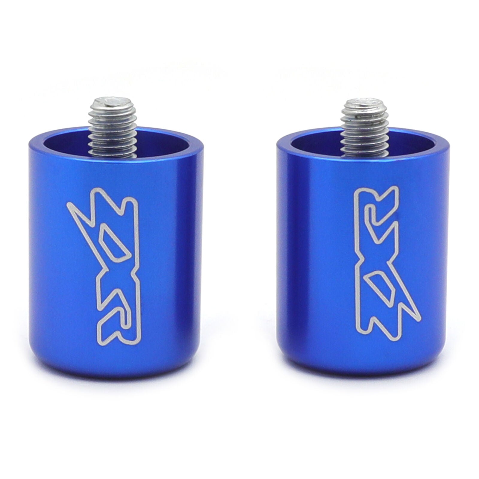 Blue Hand Bar Ends for Kawasaki ZX14 06-12 /Ninja ZX12R 00-05