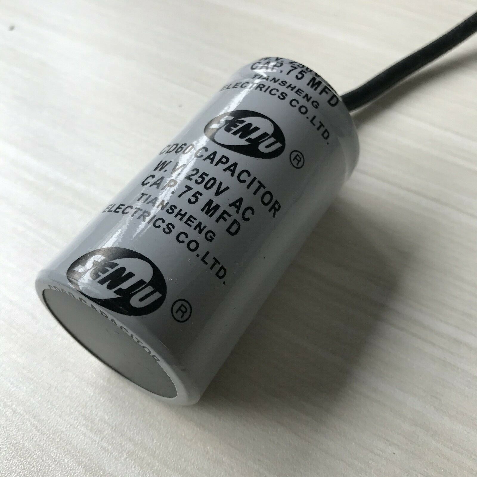 CD60 Motor Start Capacitor 75 MFD 75UF 250VAC 250V HVAC Capacitors