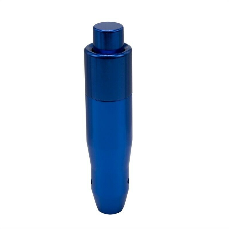 Blue Aluminum Car Auto Automatic Gear Stick Shift Knob Shifter Lever With Button
