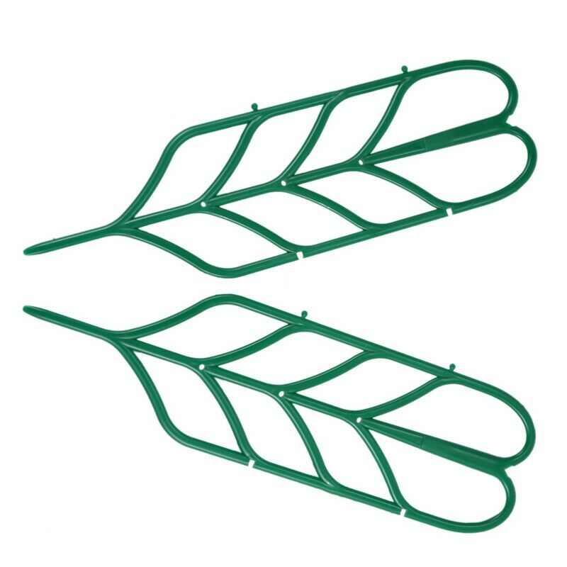 3pcs Mini DIY Leaf Shape Garden Trellis Plants Lattice Pots Supports for ClimbY2