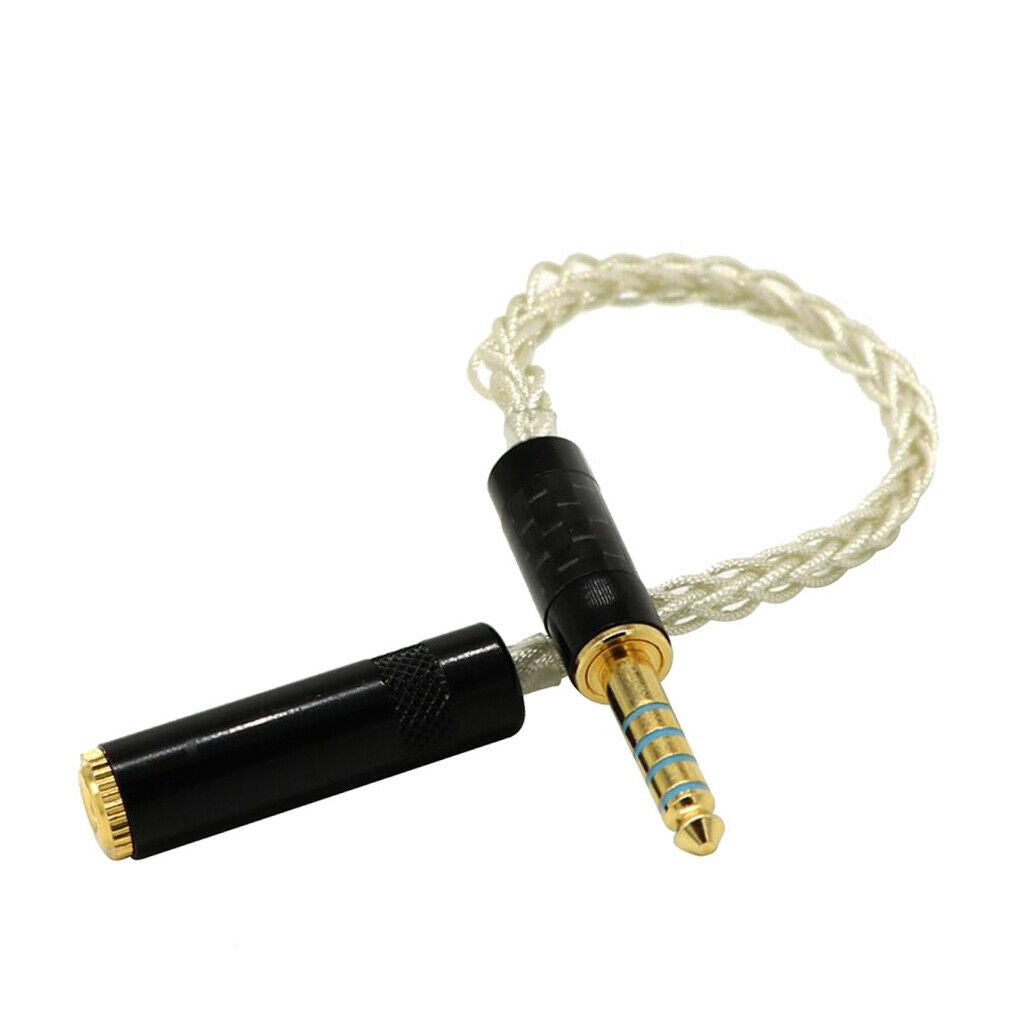4.4mm Male To 3.5mm Female Earphone Headset Converter White