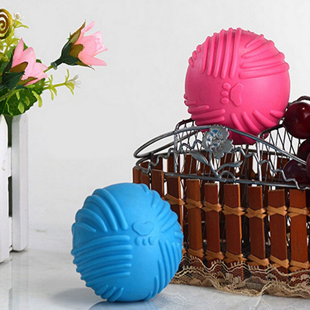 Indestructible Solid Rubber Ball Pet cat Dog Training Chew Play Fetch Bit.l8