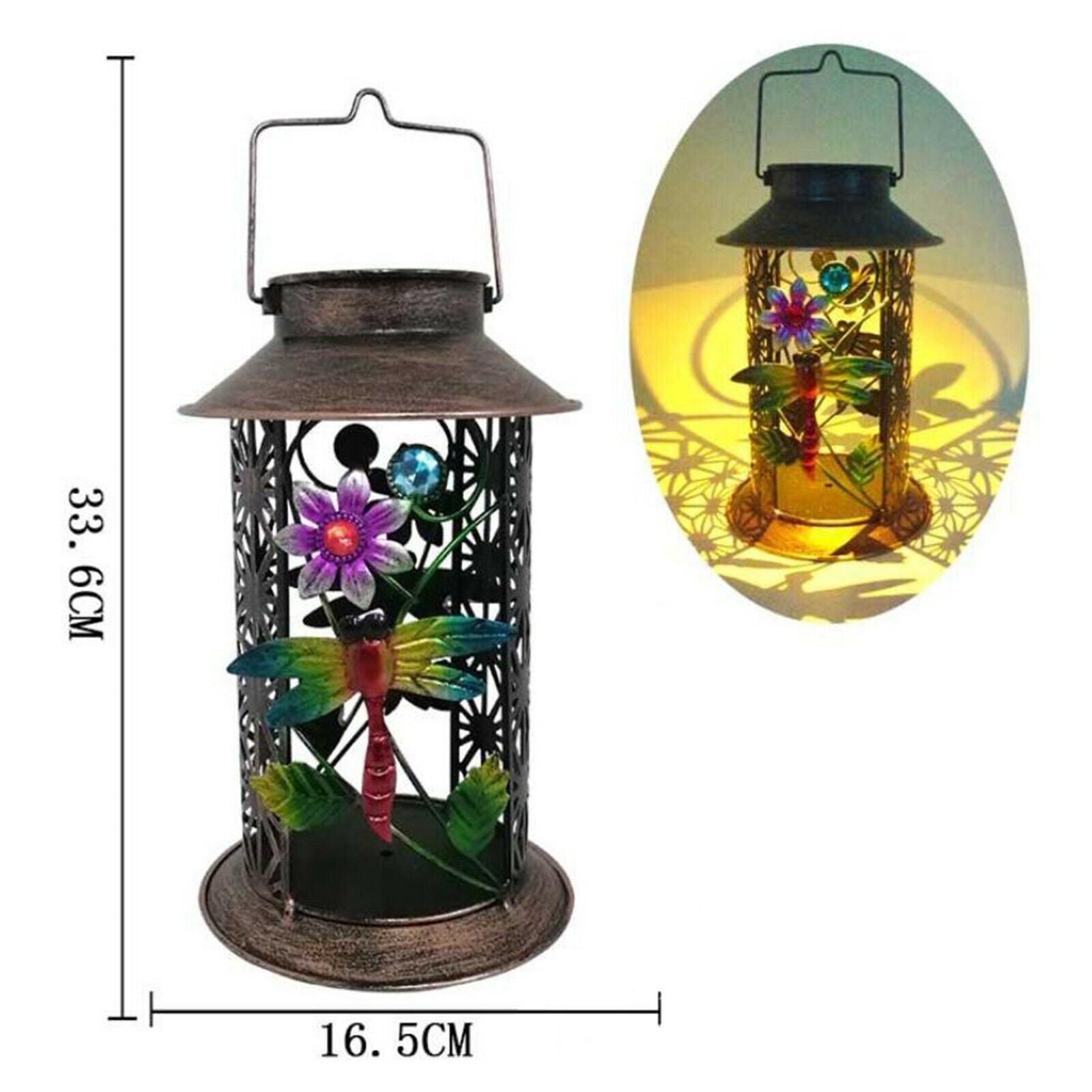 Outdoor Solar Lights Table Lamp for Walkway Backyard Garden Outdoor Ornament