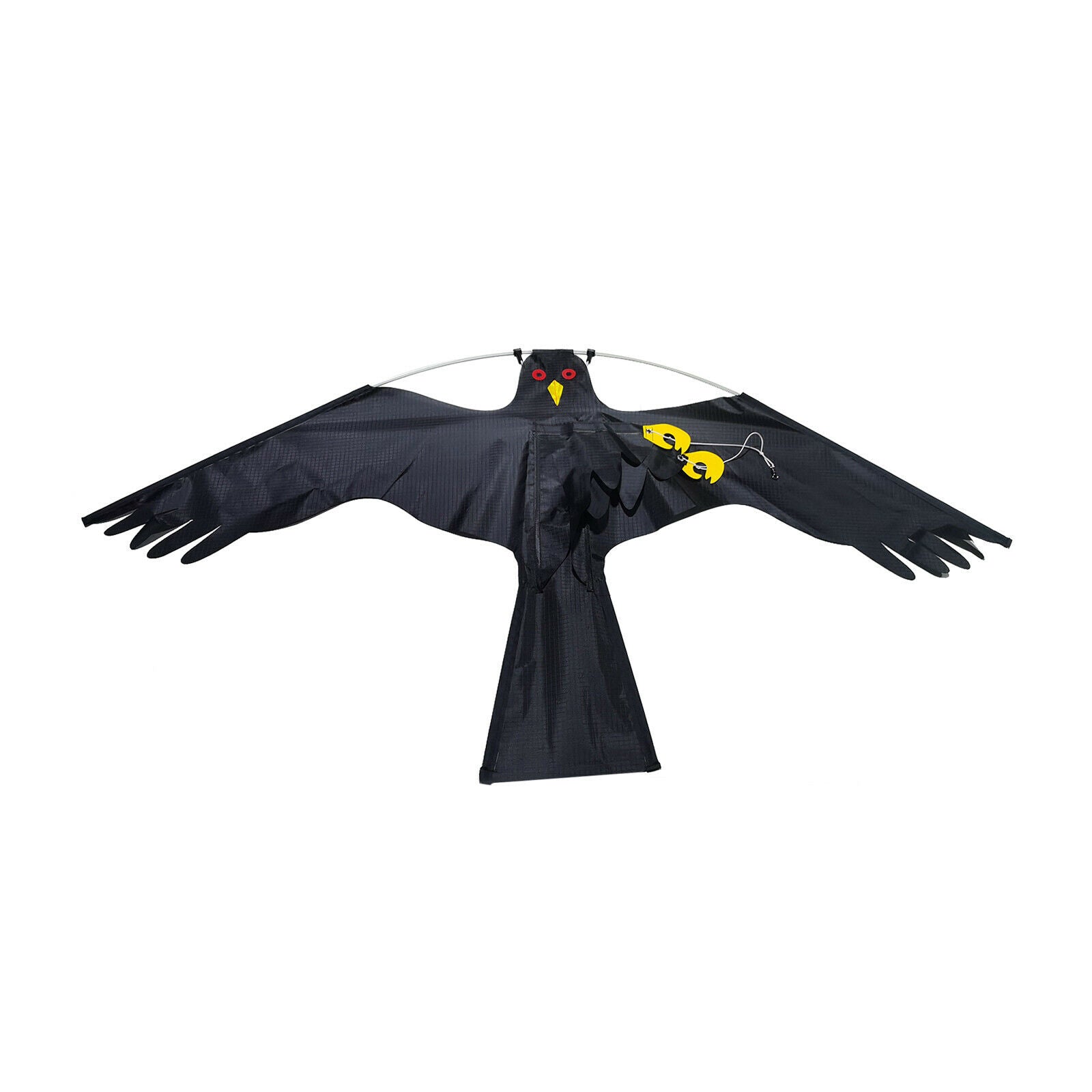 2X Large Eagle Kite Bird Repeller Pigeon Decoy for Garden Yard Farm black