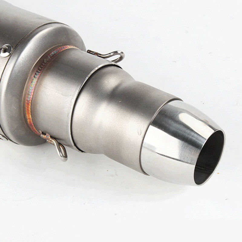 60mm to 51mm to 36mm Motorcycle Exhaust Pipe Reducer Connector Tube Welding Head