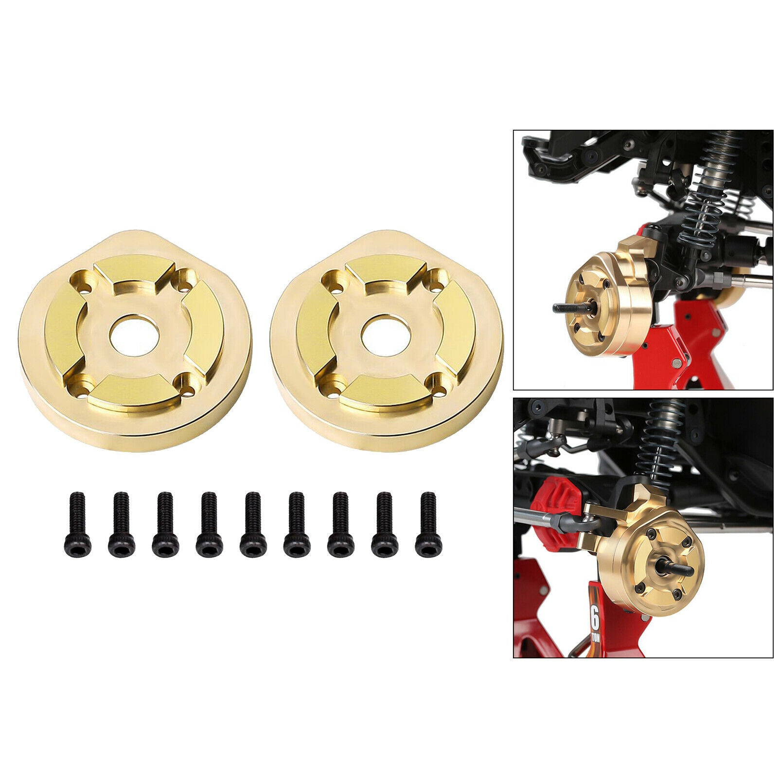 2Pcs 1 Pair RC Counterweight for Axial Capra SCX10III RC Crawler Car Parts