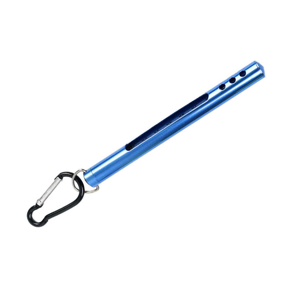 Fishing Thermometer Stream Water Thermometer &Carabiner for River Lake Blue