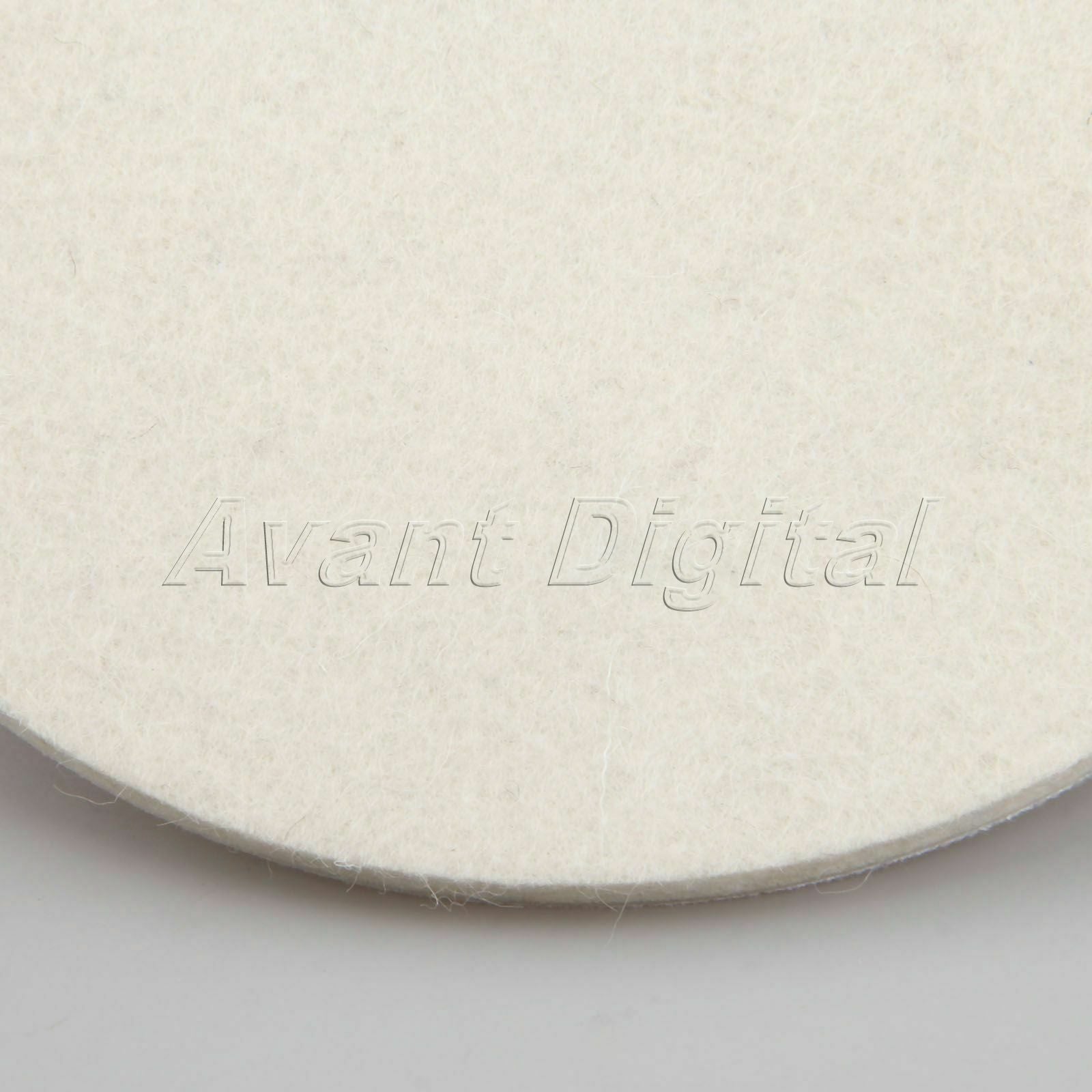 180mm 7" White Car Polishing Buffing Wheel Wool Felt Polisher Disc Pad Round