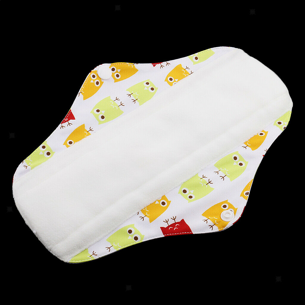 Safety Reusable Washable Cloth Menstrual Pad Women Sanitary Towel Pads 4#
