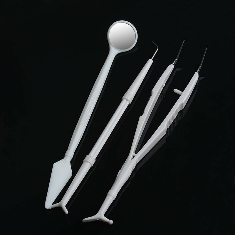 50packs  DentalInstruments Disposable Set-Mirror Plier&Explorer Kit 3PCS/Kits