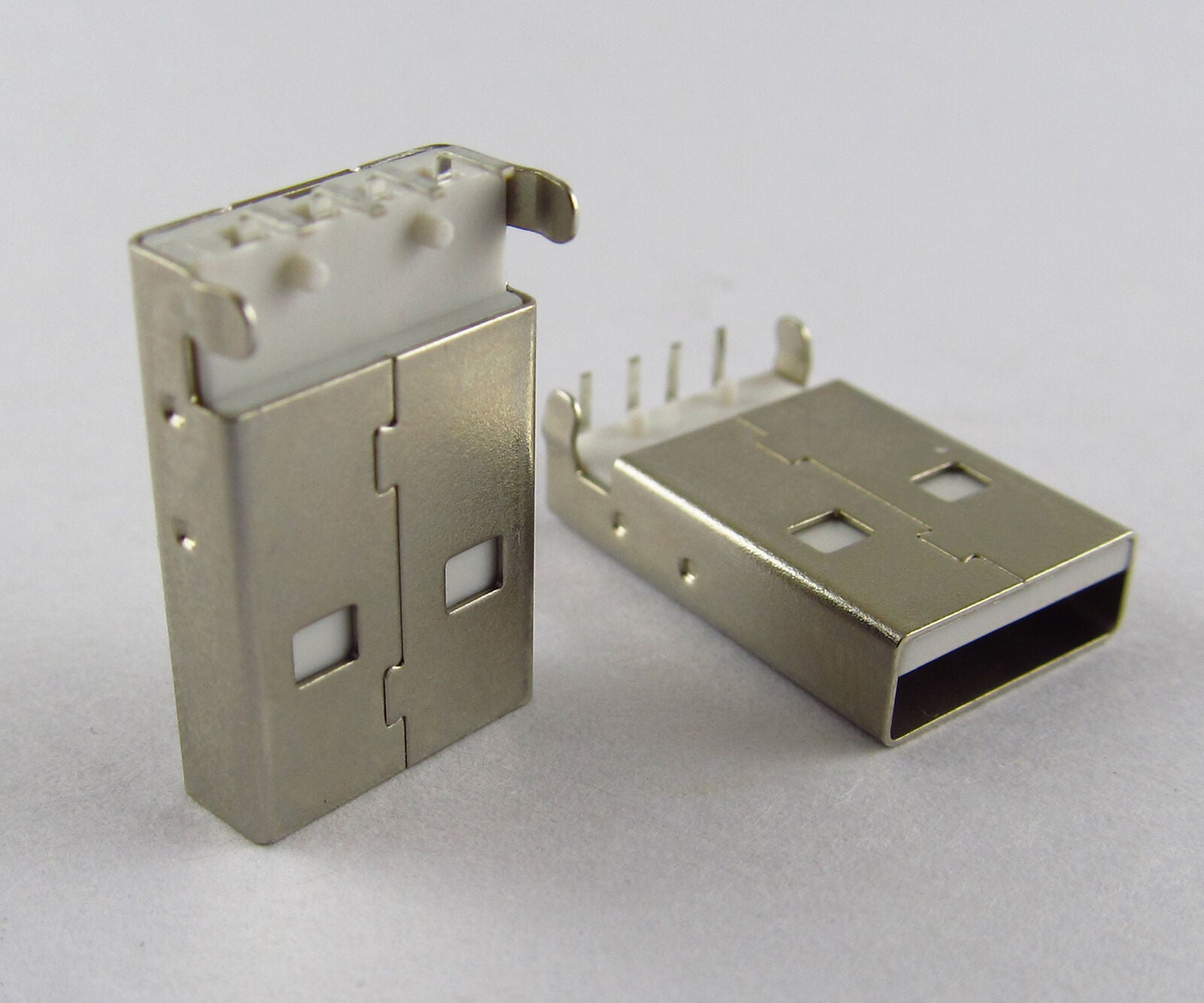5Pcs USB Type 4pin A male socket Connector PCB Socket Right Angle 90 Degreee