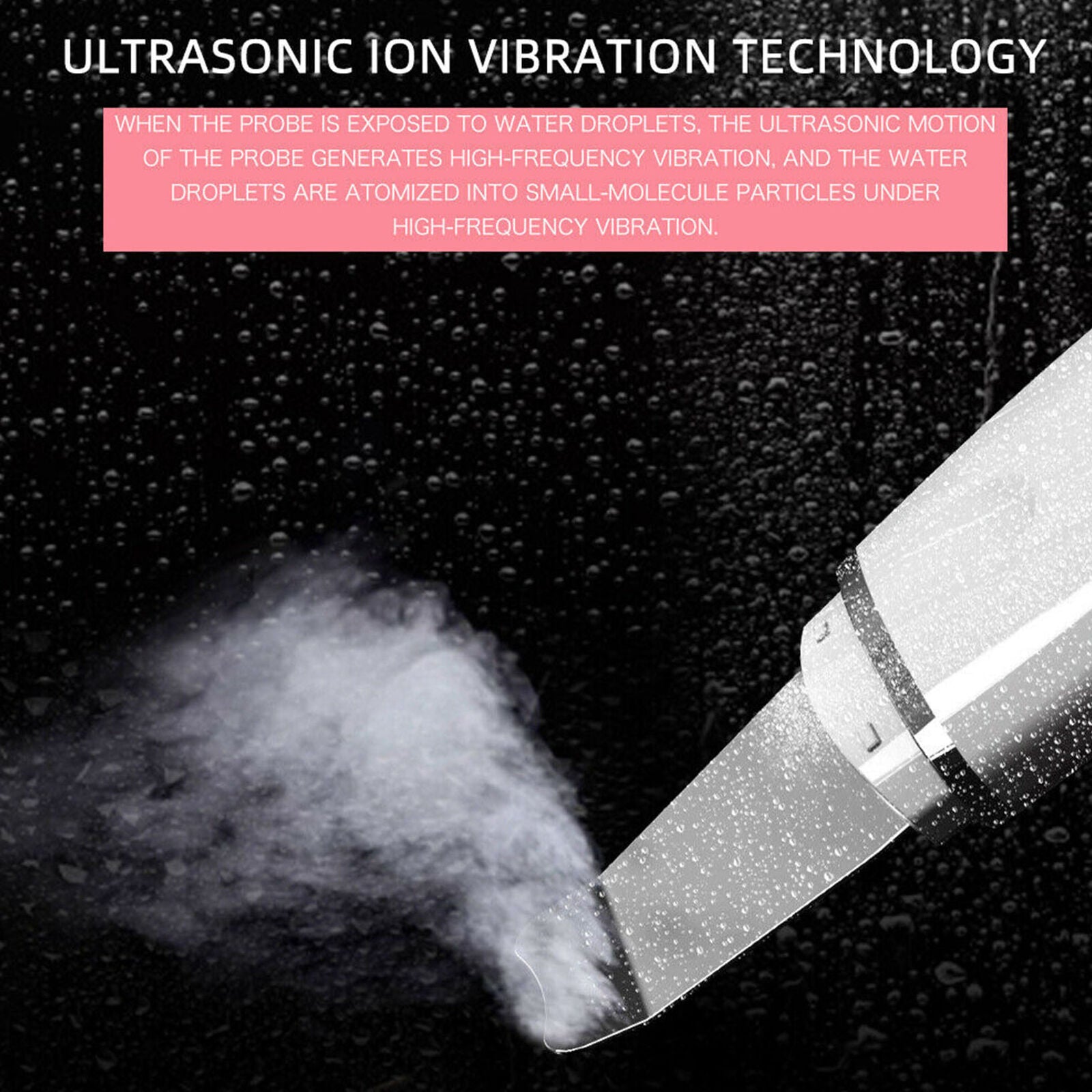 Ultrasonic Skin Scrubber Blackhead Peeling Remover Facial Pore Deep Cleaning USB